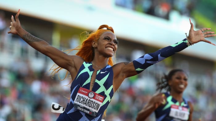 U.S. sprint star Sha'Carri Richardson